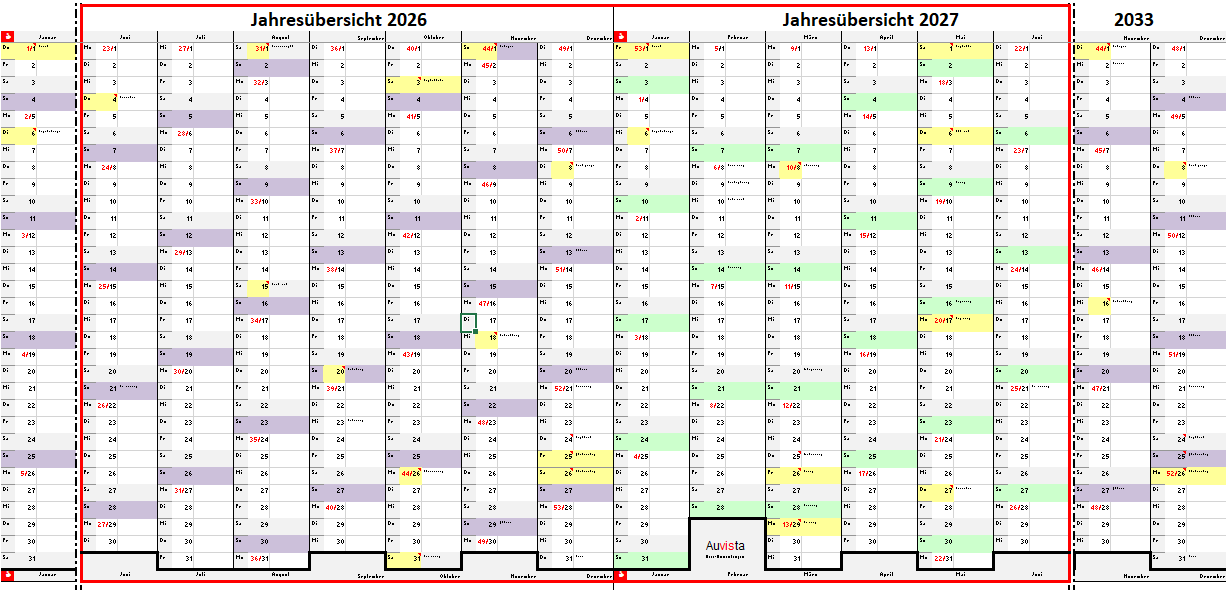 Herunterladen - Kalender Juni 26 bis Juni 27 - im Tagesrhythmus