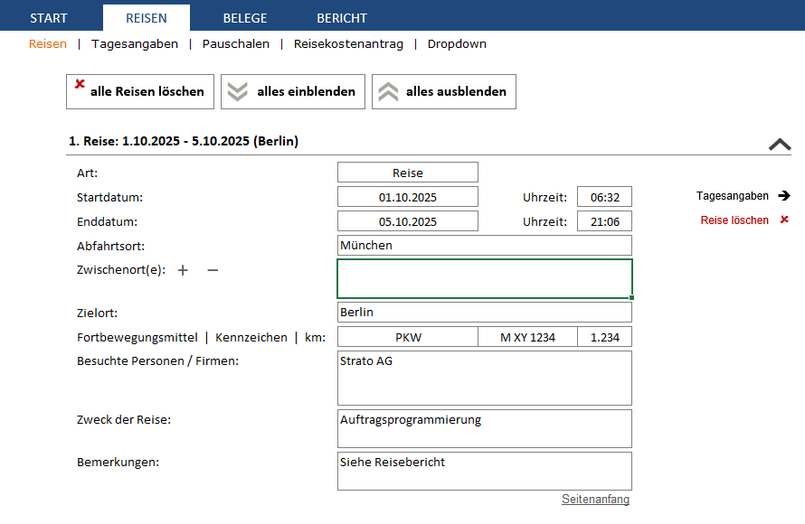 Kostenlos laden - Reisekostenabrechnung automatisiert mit Excel erstellen